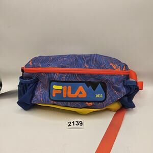 FILA RARE TRAIL FANNY PACK BLUE YELLOW LA915291-420 NWT